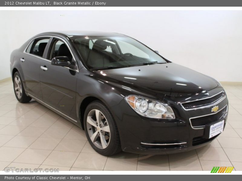 Black Granite Metallic / Ebony 2012 Chevrolet Malibu LT