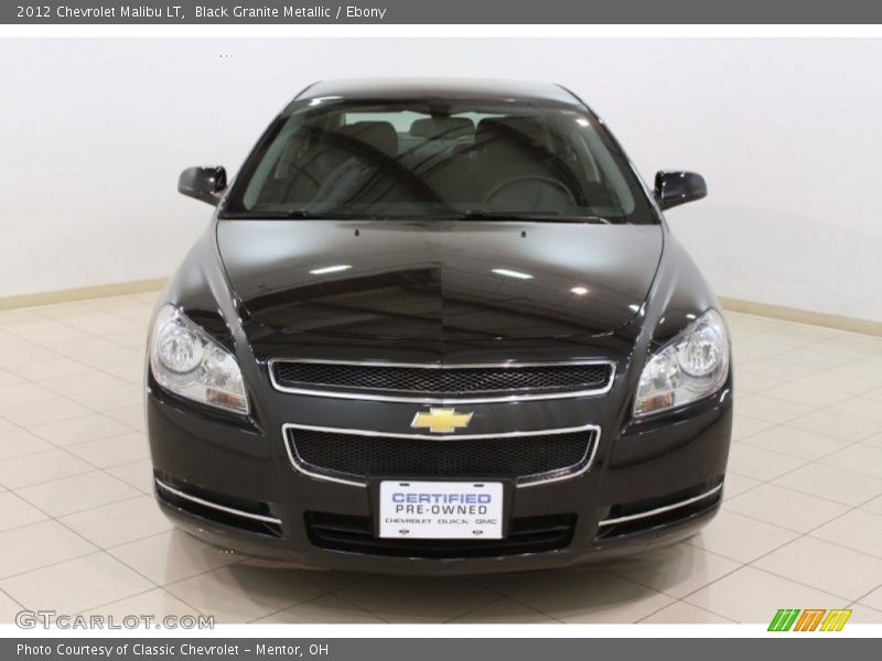 Black Granite Metallic / Ebony 2012 Chevrolet Malibu LT