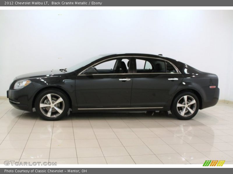 Black Granite Metallic / Ebony 2012 Chevrolet Malibu LT