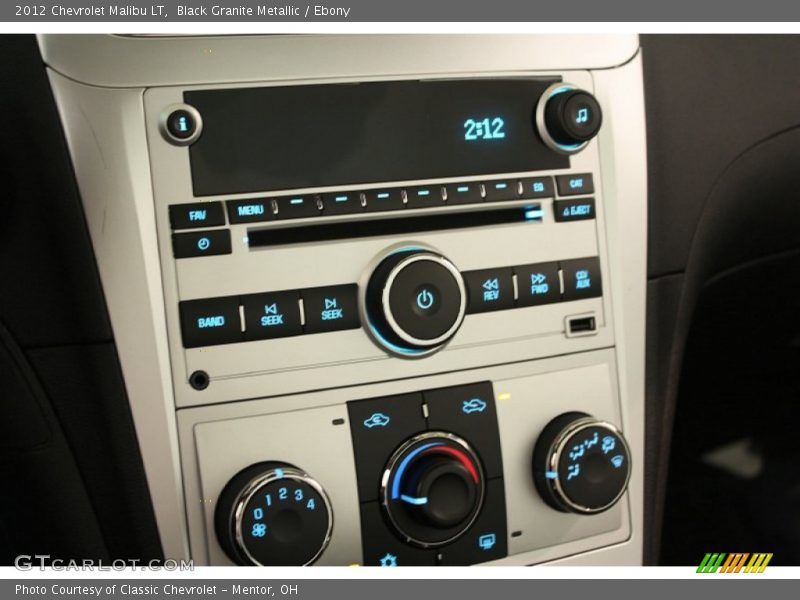 Black Granite Metallic / Ebony 2012 Chevrolet Malibu LT