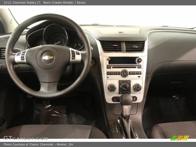 Black Granite Metallic / Ebony 2012 Chevrolet Malibu LT