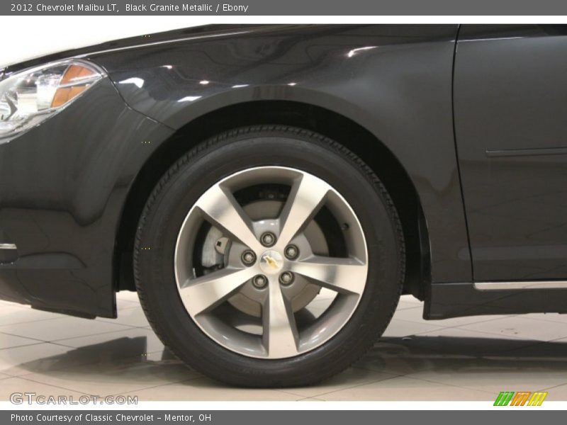 Black Granite Metallic / Ebony 2012 Chevrolet Malibu LT