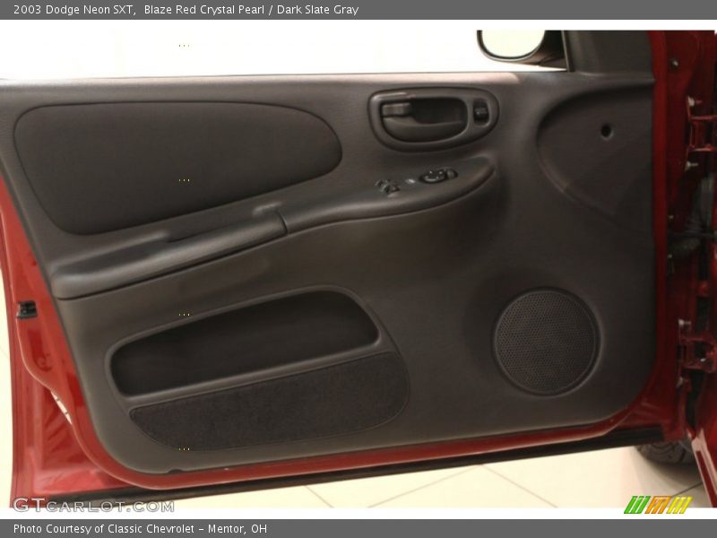 Blaze Red Crystal Pearl / Dark Slate Gray 2003 Dodge Neon SXT