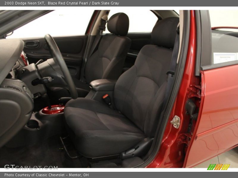 Blaze Red Crystal Pearl / Dark Slate Gray 2003 Dodge Neon SXT