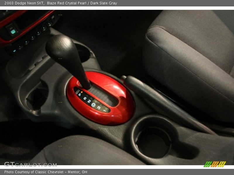Blaze Red Crystal Pearl / Dark Slate Gray 2003 Dodge Neon SXT