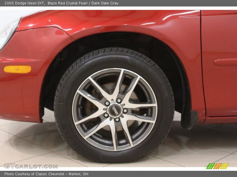 Blaze Red Crystal Pearl / Dark Slate Gray 2003 Dodge Neon SXT