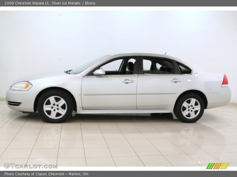 Silver Ice Metallic / Ebony 2009 Chevrolet Impala LS