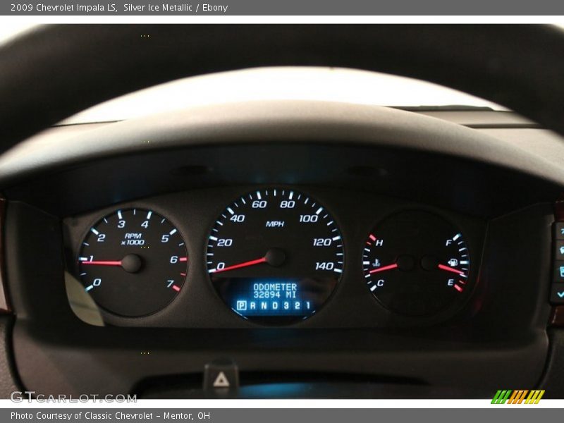 Silver Ice Metallic / Ebony 2009 Chevrolet Impala LS
