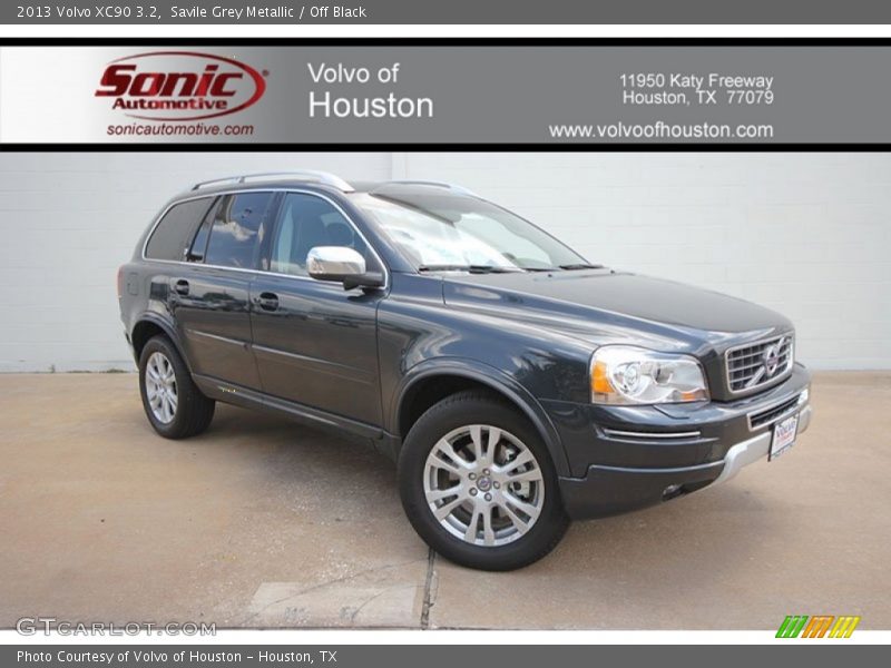 Savile Grey Metallic / Off Black 2013 Volvo XC90 3.2