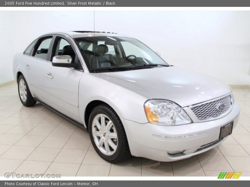Silver Frost Metallic / Black 2005 Ford Five Hundred Limited