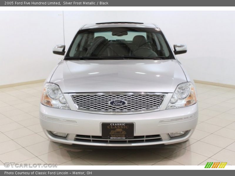 Silver Frost Metallic / Black 2005 Ford Five Hundred Limited