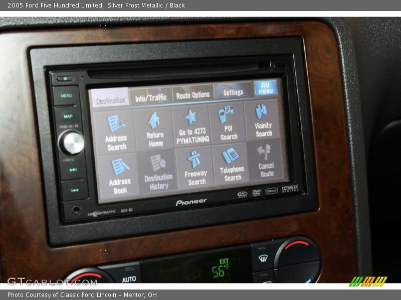 Silver Frost Metallic / Black 2005 Ford Five Hundred Limited