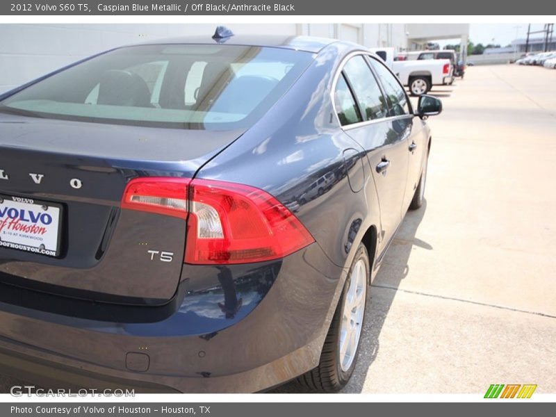 Caspian Blue Metallic / Off Black/Anthracite Black 2012 Volvo S60 T5