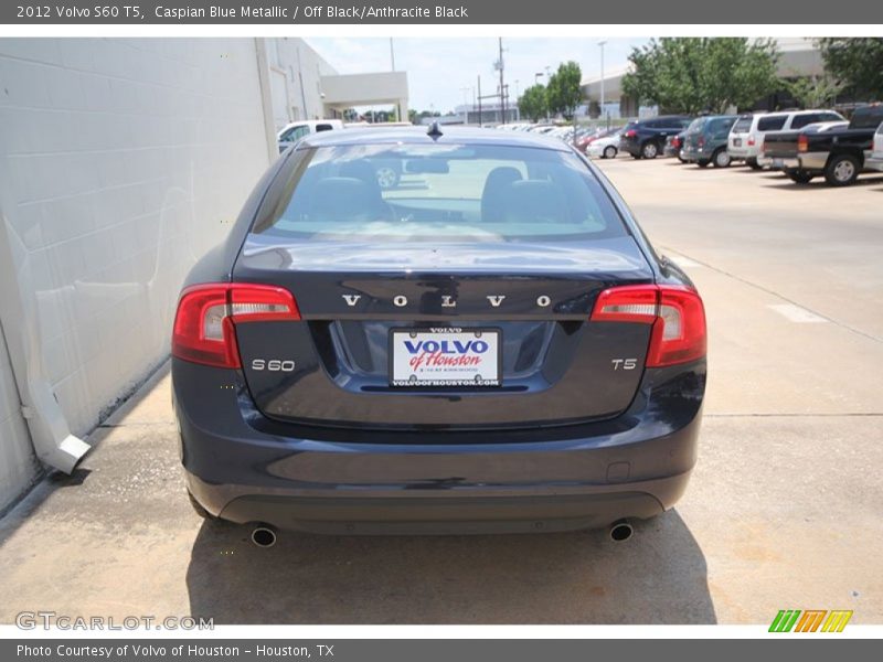Caspian Blue Metallic / Off Black/Anthracite Black 2012 Volvo S60 T5