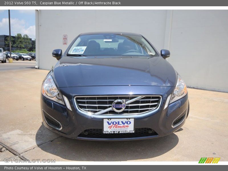 Caspian Blue Metallic / Off Black/Anthracite Black 2012 Volvo S60 T5