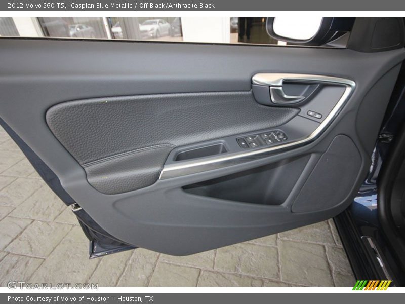 Caspian Blue Metallic / Off Black/Anthracite Black 2012 Volvo S60 T5