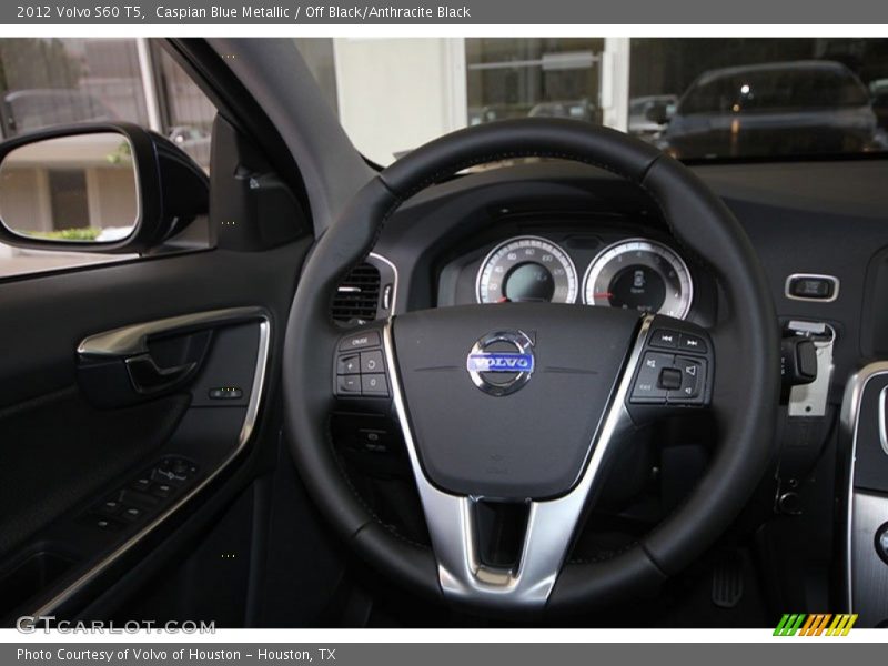 Caspian Blue Metallic / Off Black/Anthracite Black 2012 Volvo S60 T5