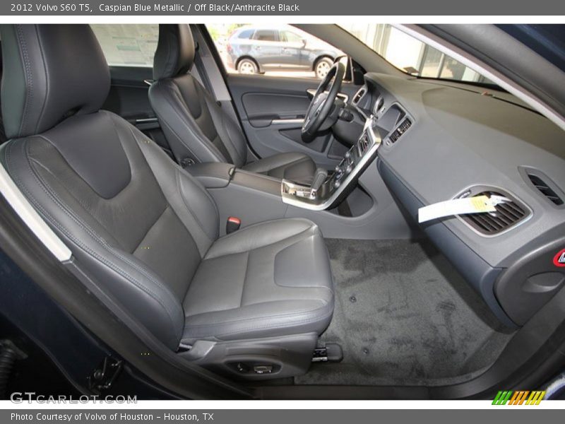 Caspian Blue Metallic / Off Black/Anthracite Black 2012 Volvo S60 T5