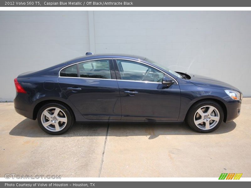 Caspian Blue Metallic / Off Black/Anthracite Black 2012 Volvo S60 T5