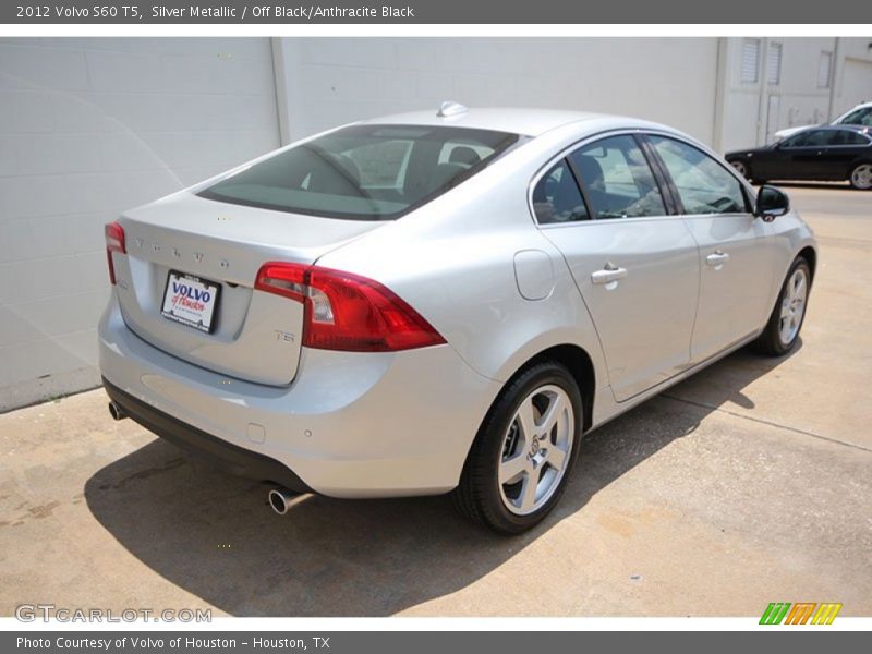 Silver Metallic / Off Black/Anthracite Black 2012 Volvo S60 T5