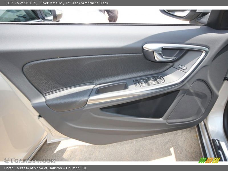 Silver Metallic / Off Black/Anthracite Black 2012 Volvo S60 T5