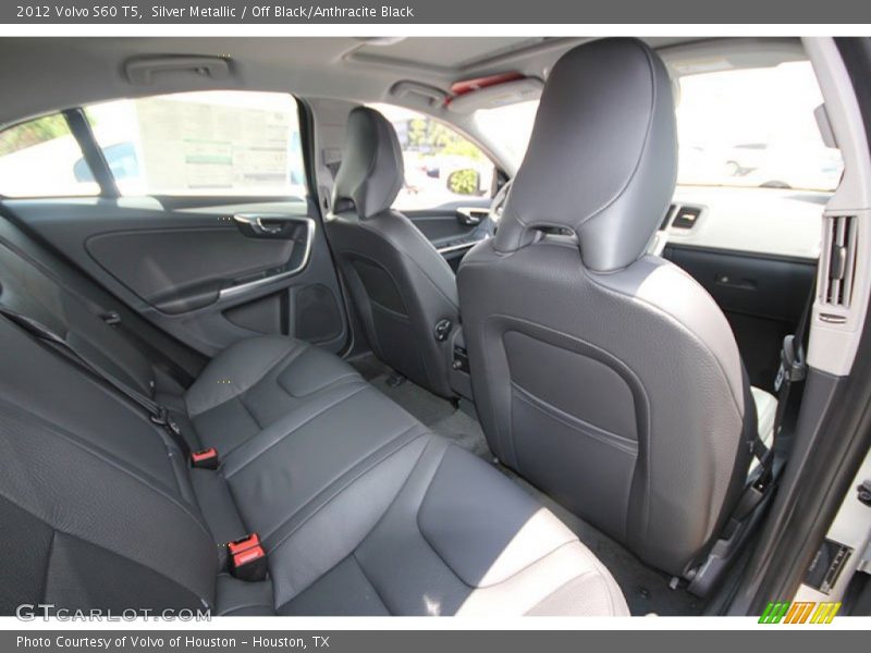 Silver Metallic / Off Black/Anthracite Black 2012 Volvo S60 T5