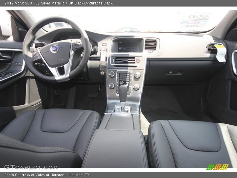 Silver Metallic / Off Black/Anthracite Black 2012 Volvo S60 T5