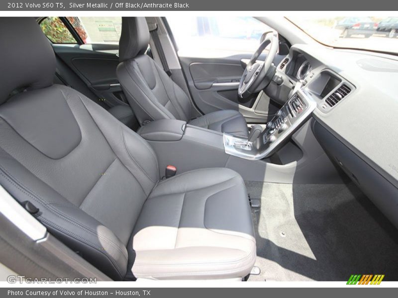 Silver Metallic / Off Black/Anthracite Black 2012 Volvo S60 T5