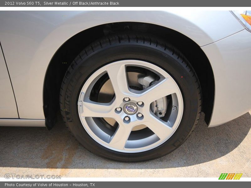 Silver Metallic / Off Black/Anthracite Black 2012 Volvo S60 T5