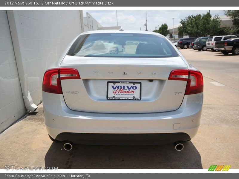 Silver Metallic / Off Black/Anthracite Black 2012 Volvo S60 T5