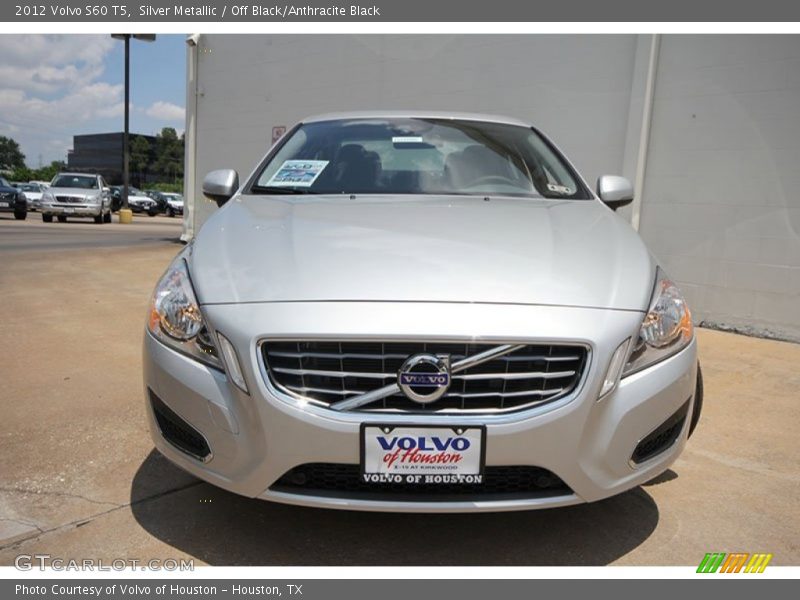 Silver Metallic / Off Black/Anthracite Black 2012 Volvo S60 T5