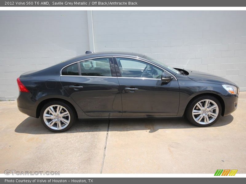 Saville Grey Metallic / Off Black/Anthracite Black 2012 Volvo S60 T6 AWD