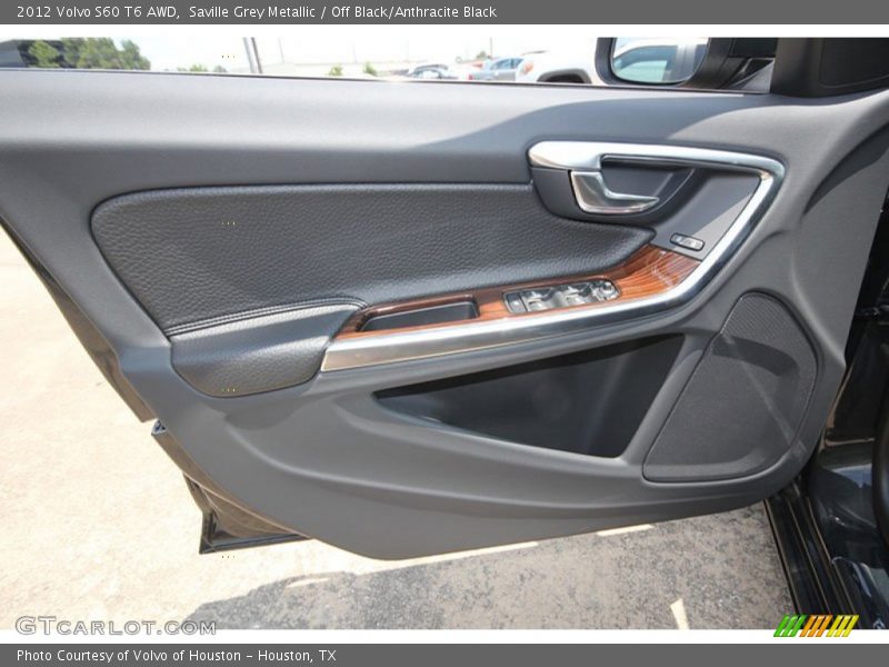 Saville Grey Metallic / Off Black/Anthracite Black 2012 Volvo S60 T6 AWD