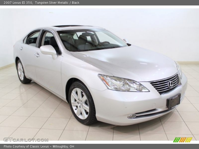 Tungsten Silver Metallic / Black 2007 Lexus ES 350