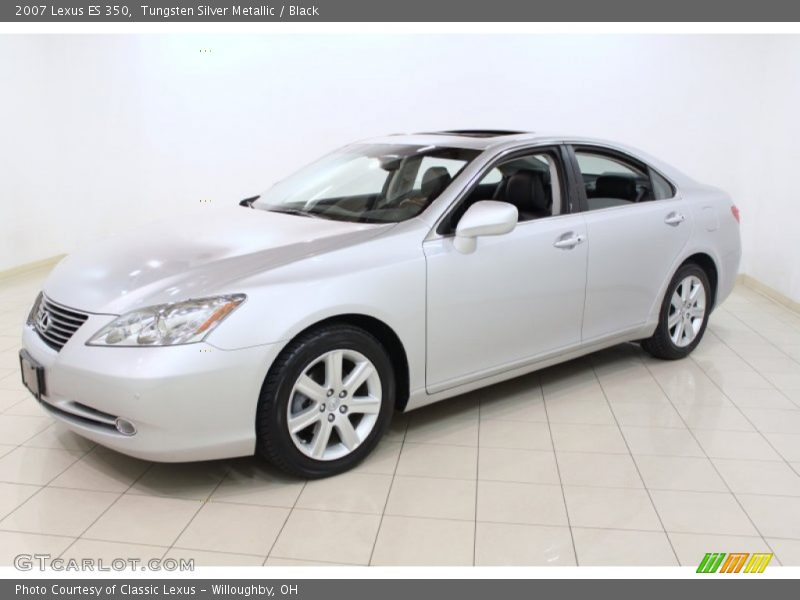 Tungsten Silver Metallic / Black 2007 Lexus ES 350