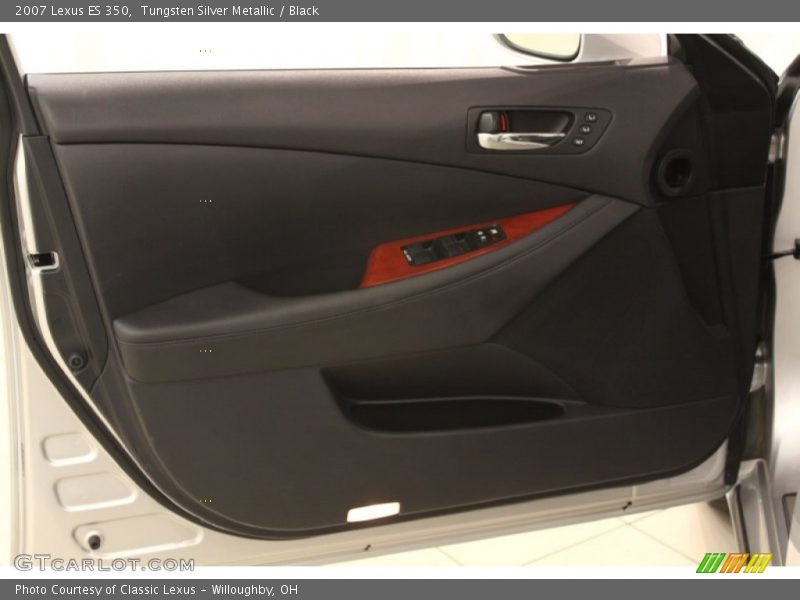 Tungsten Silver Metallic / Black 2007 Lexus ES 350