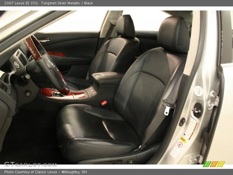 Tungsten Silver Metallic / Black 2007 Lexus ES 350