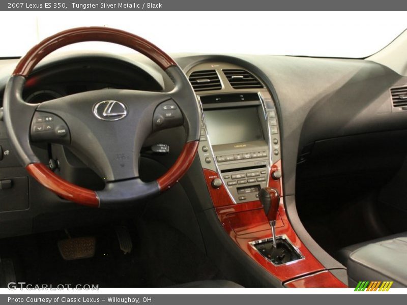 Tungsten Silver Metallic / Black 2007 Lexus ES 350