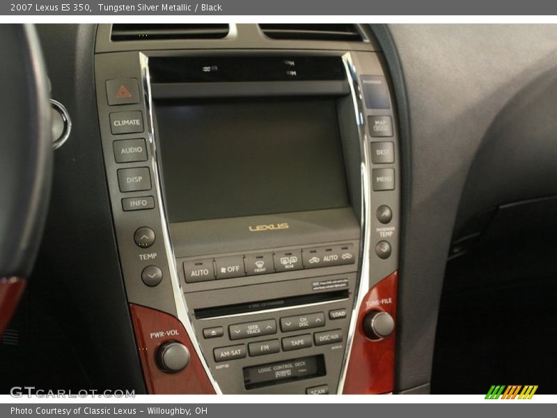 Tungsten Silver Metallic / Black 2007 Lexus ES 350
