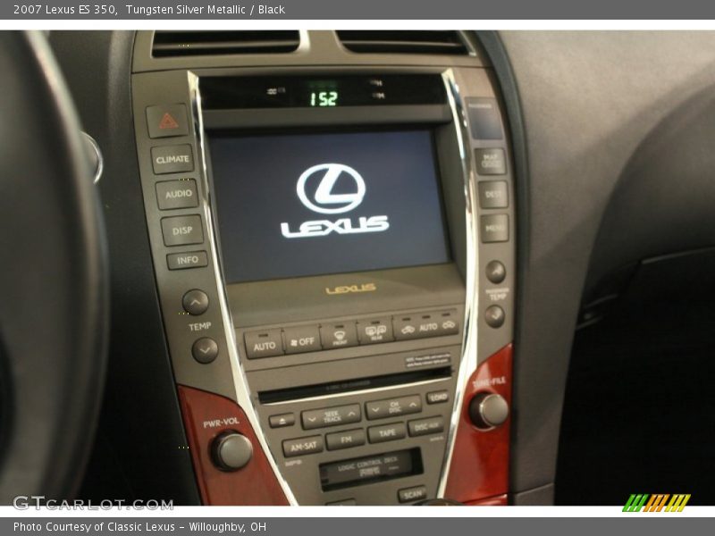 Tungsten Silver Metallic / Black 2007 Lexus ES 350