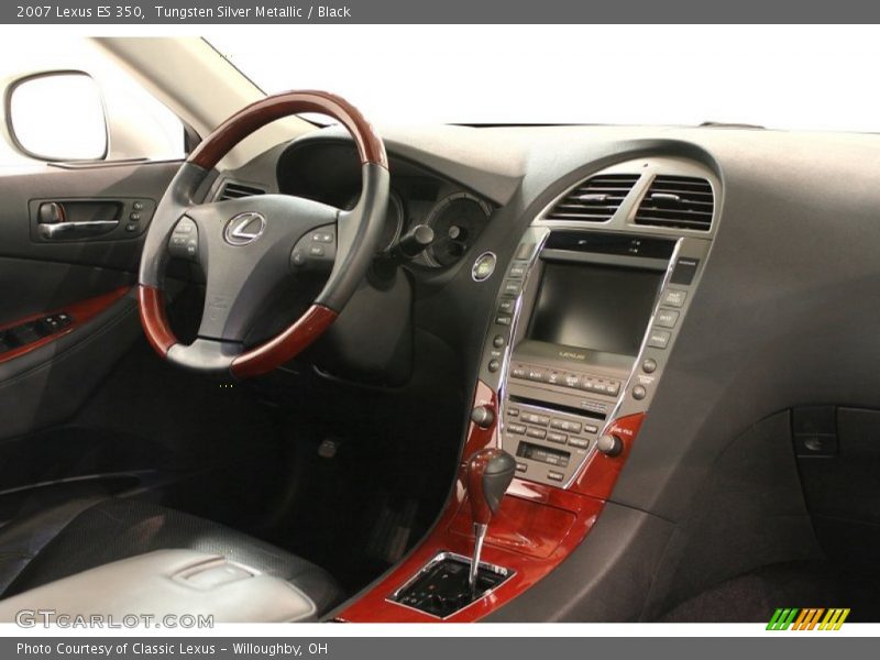 Tungsten Silver Metallic / Black 2007 Lexus ES 350