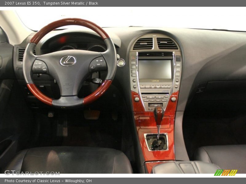 Tungsten Silver Metallic / Black 2007 Lexus ES 350