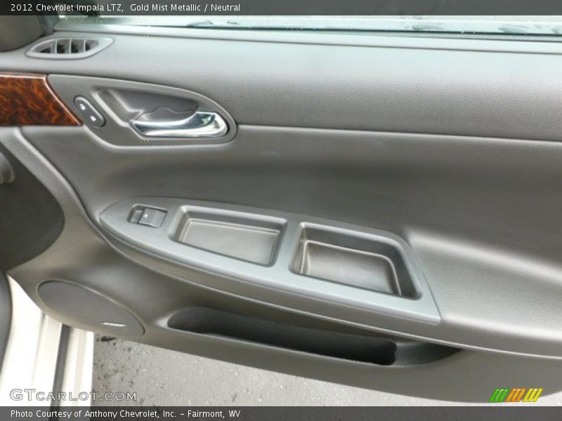 Gold Mist Metallic / Neutral 2012 Chevrolet Impala LTZ