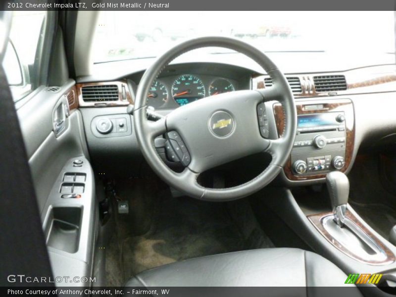 Gold Mist Metallic / Neutral 2012 Chevrolet Impala LTZ