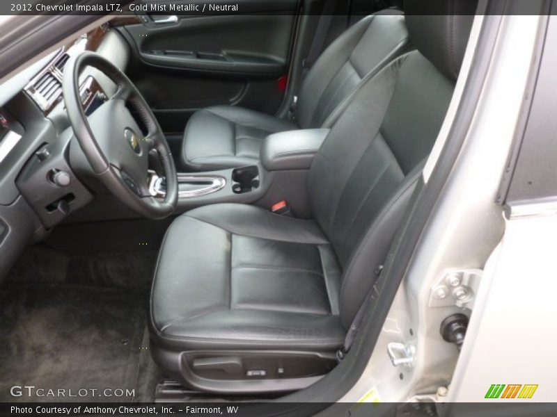 Gold Mist Metallic / Neutral 2012 Chevrolet Impala LTZ