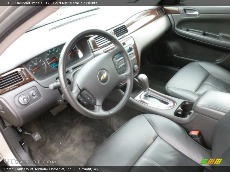 Gold Mist Metallic / Neutral 2012 Chevrolet Impala LTZ