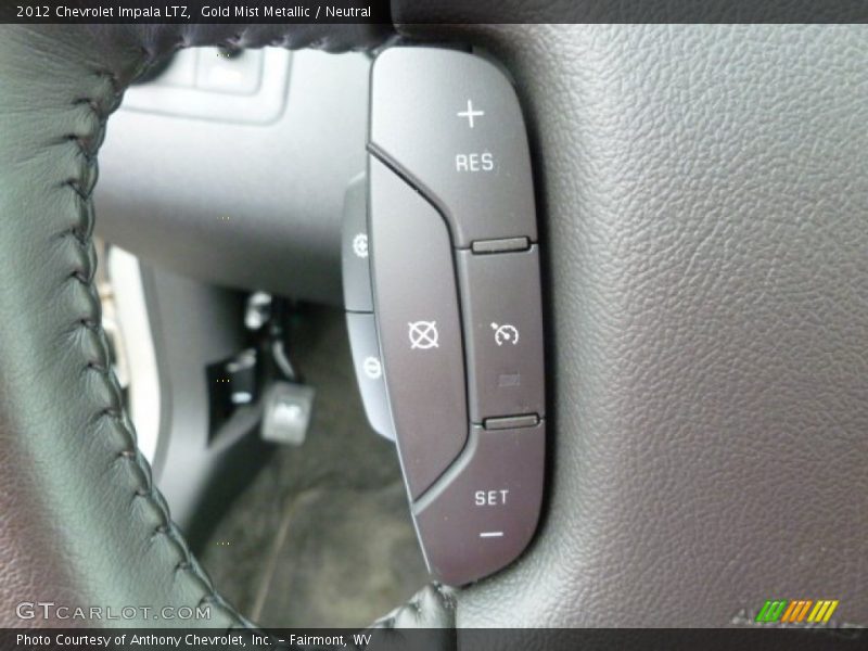 Gold Mist Metallic / Neutral 2012 Chevrolet Impala LTZ