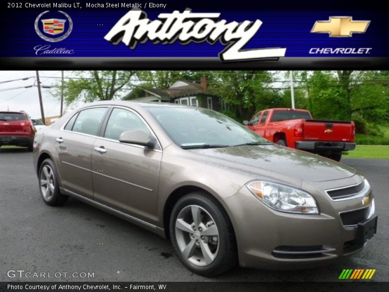 Mocha Steel Metallic / Ebony 2012 Chevrolet Malibu LT