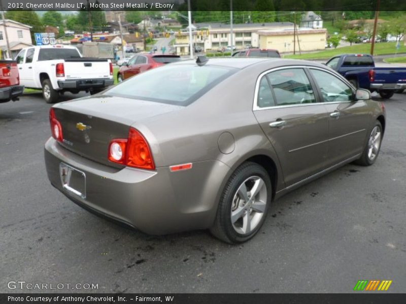 Mocha Steel Metallic / Ebony 2012 Chevrolet Malibu LT