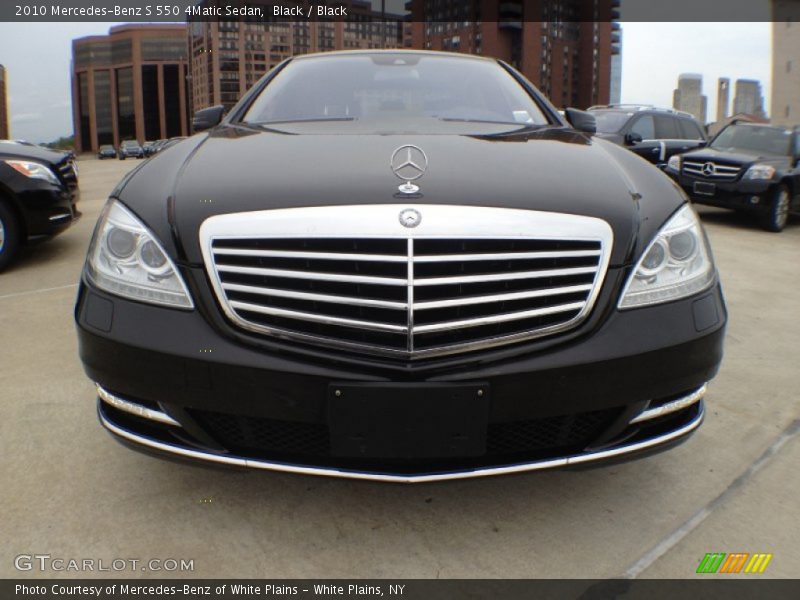 Black / Black 2010 Mercedes-Benz S 550 4Matic Sedan